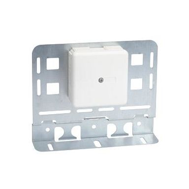 Wibe Group W24 Dosplate med hullbilde for 4 stk. modularjack