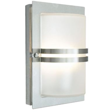 Norlys Basel 661 Væglampe E27, 75W, IP54, opal