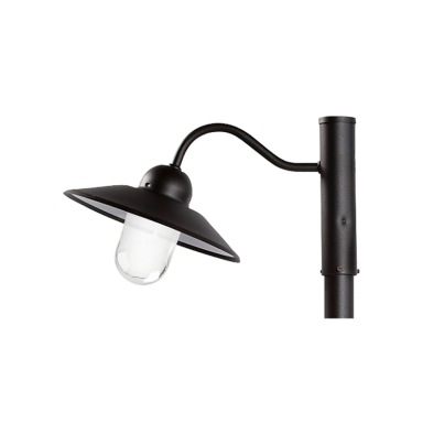 Westal Stall I Stolpe lampe 300 x 300 mm, E27, svart