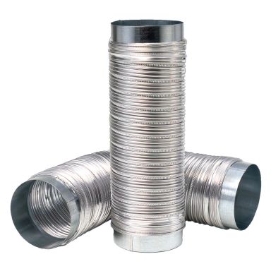 REC Indovent 80041600050 Metallslange uttrekkbar 0,5 m