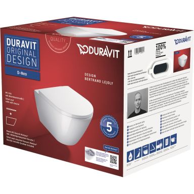 Duravit D-Neo WC-skål med sits