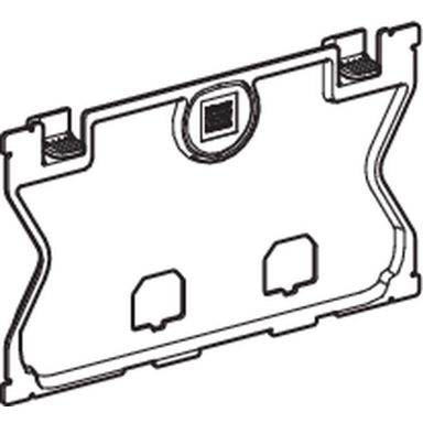 Geberit 241.824.00.1 Beskyttelsesplate til Sigma innbyggingssisterne