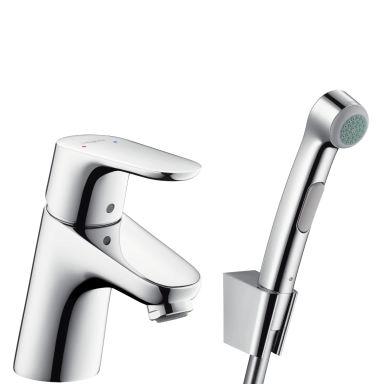 Hansgrohe Focus Blandebatteri med hånddusj