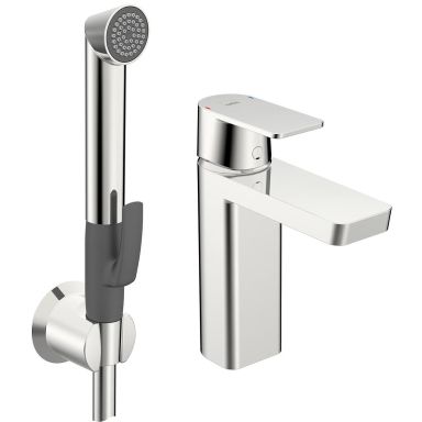 Oras Stela Håndvaskarmatur med håndbruser, krom