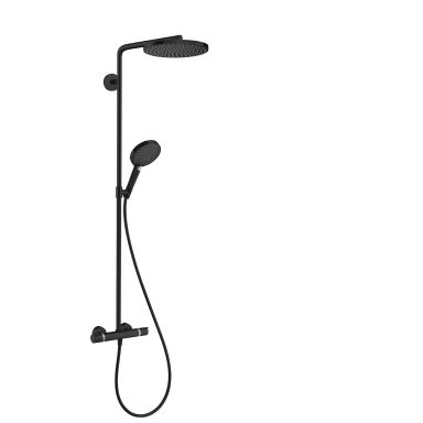 Hansgrohe Raindance Select S Takdusjsett matt svart, 150 c/c