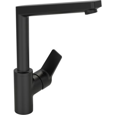 Oras Twista Køkkenbatteri topmodel, drejbar, mat sort