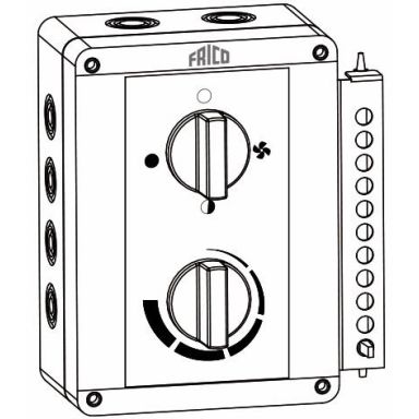 Frico ELSRT Betjeningspanel med termostat for ELC, ELV