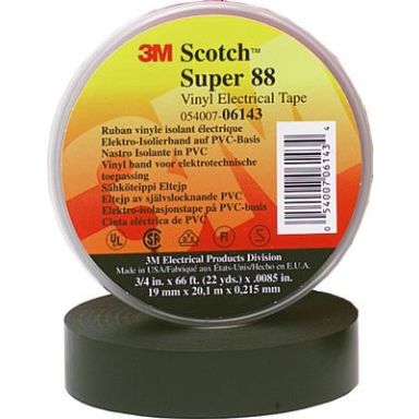 3M Scotch Super 88 Elektrisk tape 19 mm x 20 m