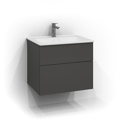 Svedbergs A870621 Servantskap grå. 2 skuffer