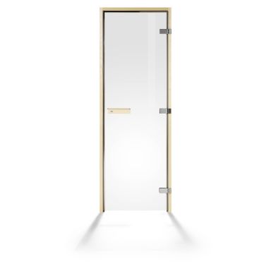 Tylö DGL Sauna dør Klart glas, asp