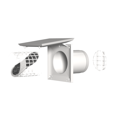 Fresh TL100DE Veggventildel innvendig del