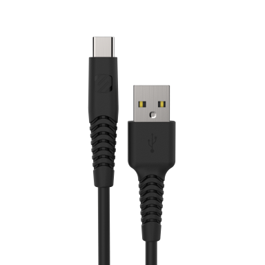 Scosche SynCable HD USB-kabel USB-A till USB-C, svart