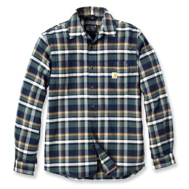 Carhartt 106352I26 Flannel skjorte Mørkegrøn