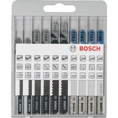 Bosch 2607010630 Sticksågsbladsats 10 delar