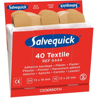 Salvequick 6444 Tekstilplaster 6x40stk
