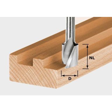 Festool HW Spi S8 D10/30 Spiral møtrik cutter 8mm spindel