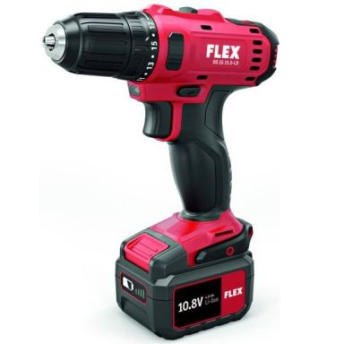Flex DD 2G 10,8-LD Bore-/skruemaskine med 2 stk 4,0 Ah batterier og oplader