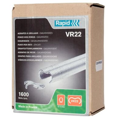 Rapid VR22 Rundklammer sølv