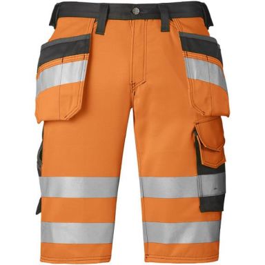 Snickers 3033 Shorts varsel, oransje