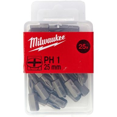 Milwaukee PH1 Bits 25-pak
