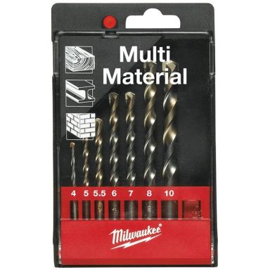 Milwaukee Multi Material 4932352836 Universalboresæt rund beslag, 7 stk