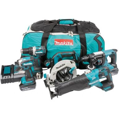 Makita DLX5032T Værktøjssæt med batteri og oplader