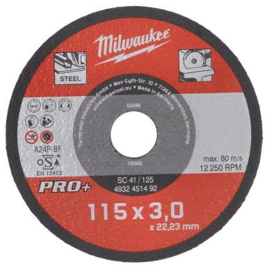 Milwaukee SCS 41 PRO+ Skæreskive