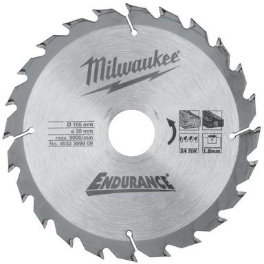 Milwaukee 4932399909 Sågklinga 165x2,6x30mm, 24T