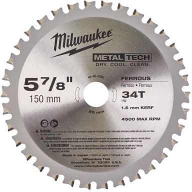 Milwaukee 48404080 Sagklinge 150x20mm, 34T