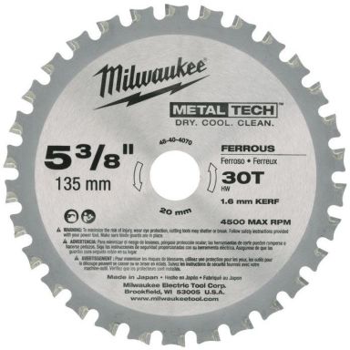 Milwaukee 48404070 Savklinge 135x20mm, 30T