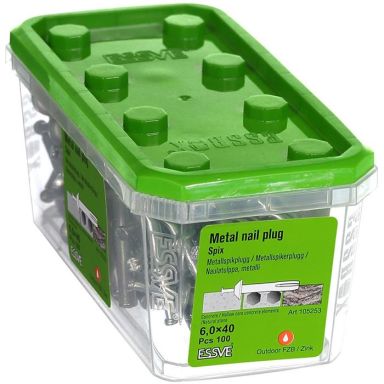 ESSVE Spix ZN Metal Sømplugs 100-pak