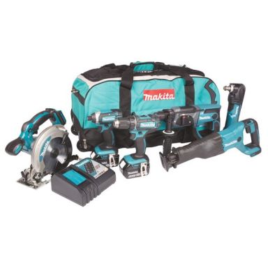 Makita DLX6038T Værktøjssæt med batteri og oplader