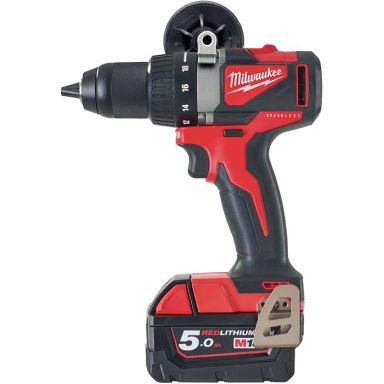 Milwaukee M18 BLDD2-502X Bore-/skruemaskine med batteri og oplader