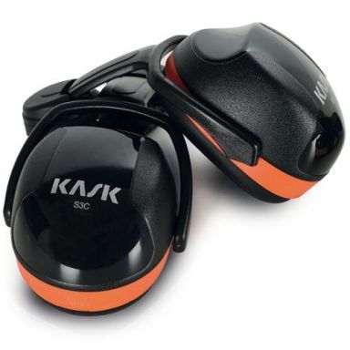 KASK SC3 Hörselskydd orange, hög dämpning