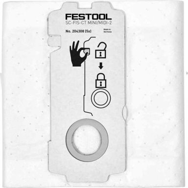 Festool SC-FIS-CT MINI/MIDI-2/5 Filterpose med SELFCLEAN