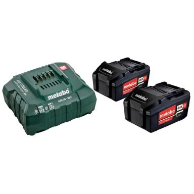 Metabo Bas-set Laddpaket med 2 st 5,2Ah batterier och laddare