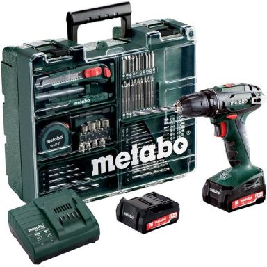 Metabo BS 14.4 SET Bore-/skruemaskine med tilbehør, batteri og oplader