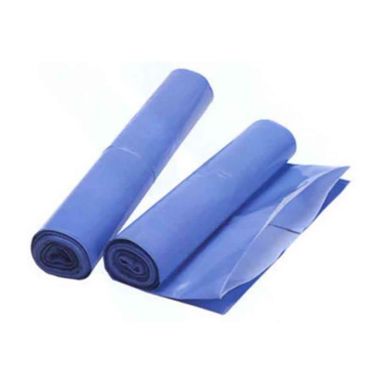 Rullpack LLD R3 (X3) Affaldspose 125 liter, blå/hvid, 25 stk/rulle