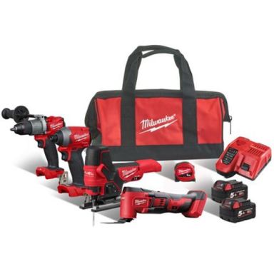 Milwaukee M18 FPP4F2-502B Verktygspaket