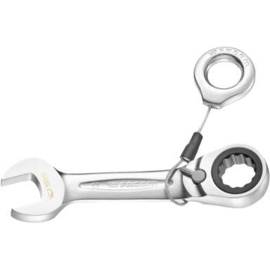 Facom 467S.7SLS U-ringnøkkel med skralle og kort skaft