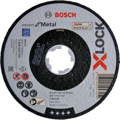 Bosch Expert for Metal Kappeskive X-LOCK, rett skjæring