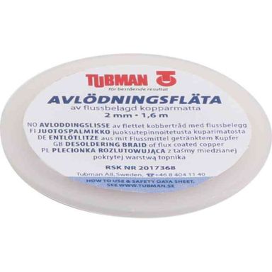 Tubman 907101 Avloddingsflate