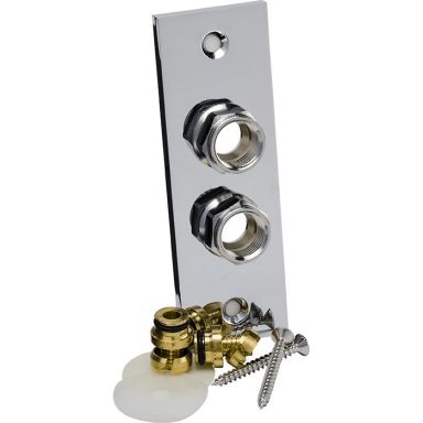 Trio Perfekta 3010040402 Väggbricka för PEX-rör