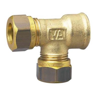 Vatette FG0376654 T-stykke 90°, indvendig gevindside, 15 x 15 mm x G15