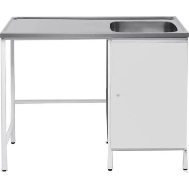 Contura CAB 12 Vaskebord hvid, med plads til vaskemaskine