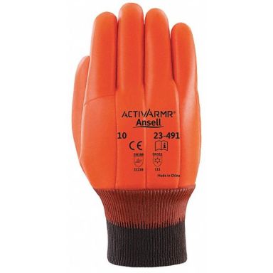 Ansell Hi-Viz 23-491 Talvikäsineet PVC, vuorattu, koko 10
