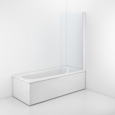 Ifö Space SPXK Bad væg 1400 x 800 mm, klart glas