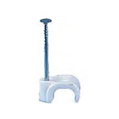 Gelia 050400105 Trådholder Oval, hvid, 3-5 mm, 100-pak