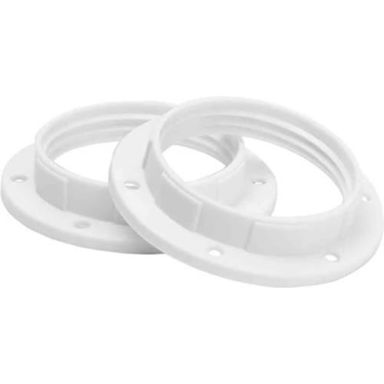 Gelia 100000911 Skærmring E27, hvid, pakke med 2