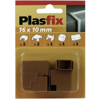 Plasfix 3420-9G Nivelet ja kulmakappaleet Plasfix-kaapelikanaviin, 16 x 10 mm